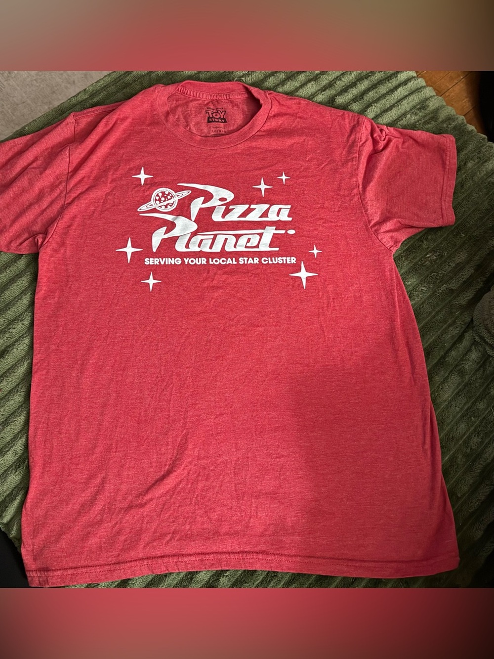Men’s Large Pizza Planet Toy Story T-Shirt Tee